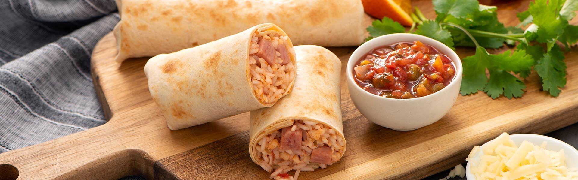 Burritos de desayuno