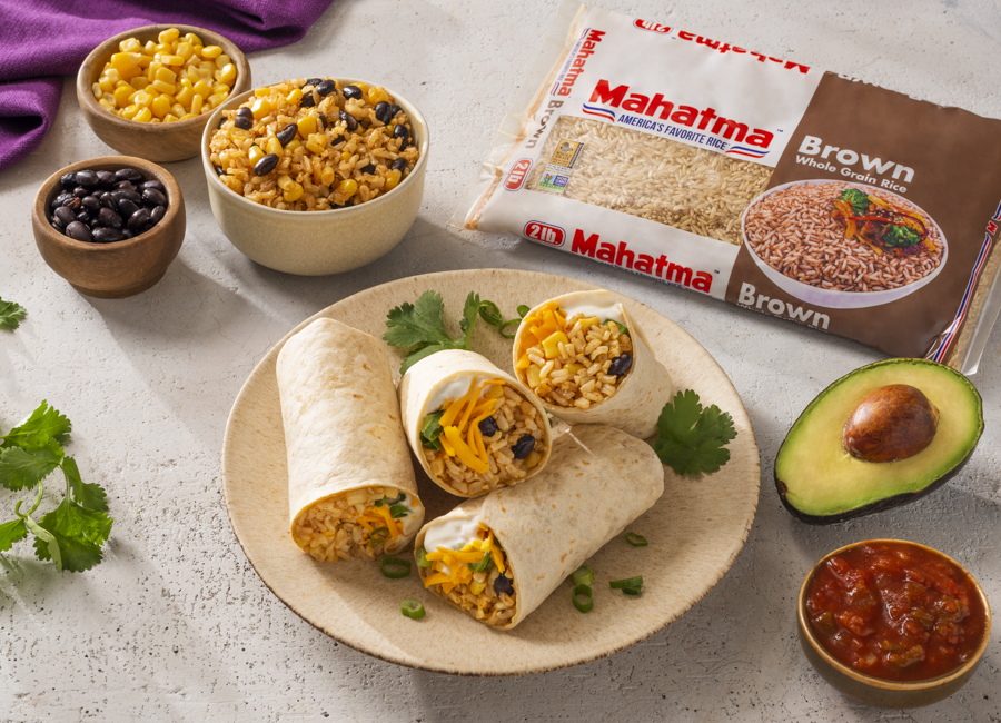 black bean and brown rice burrito recipe