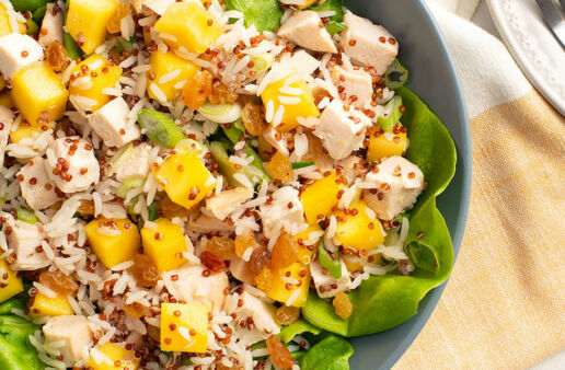 Mango Chicken Rice Salad