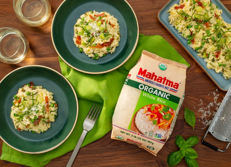 Prosciutto and Green Pea Risotto