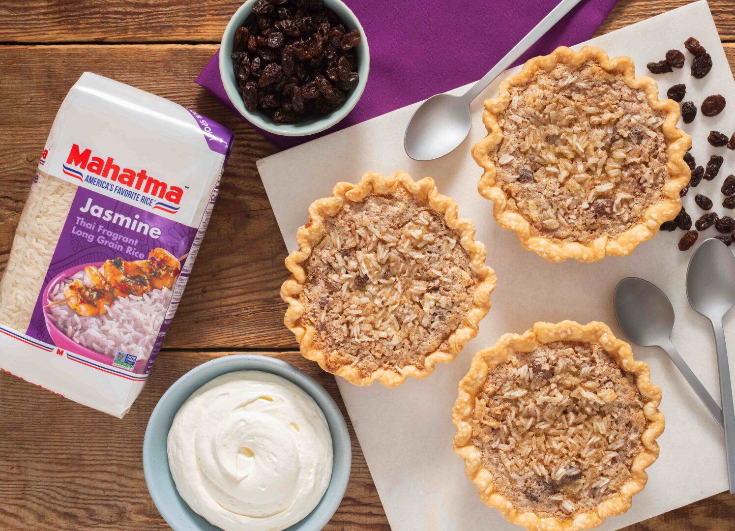 Raisin & Rice Mini Pies