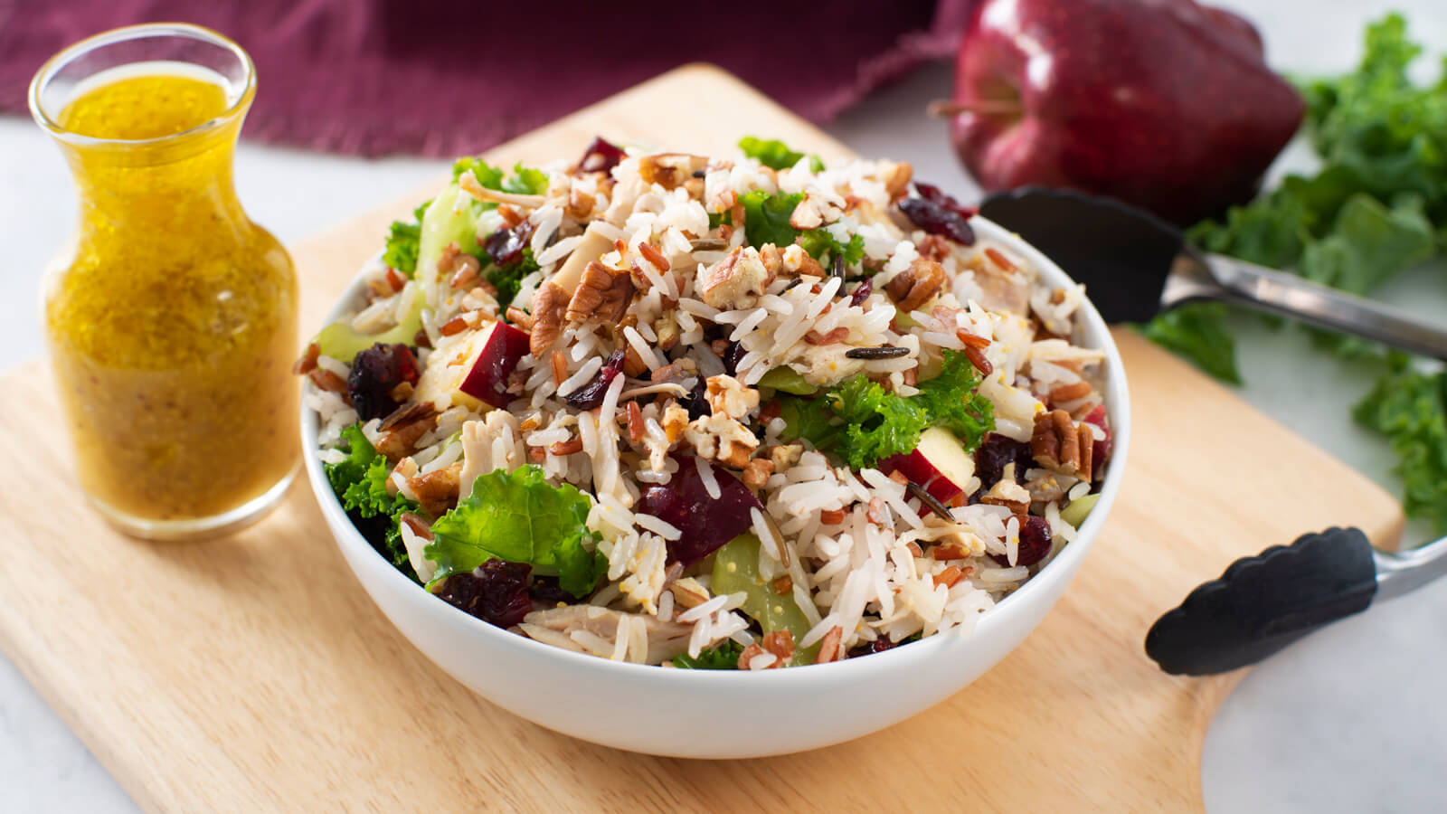 Chicken & Rice Salad with Orange Dressing