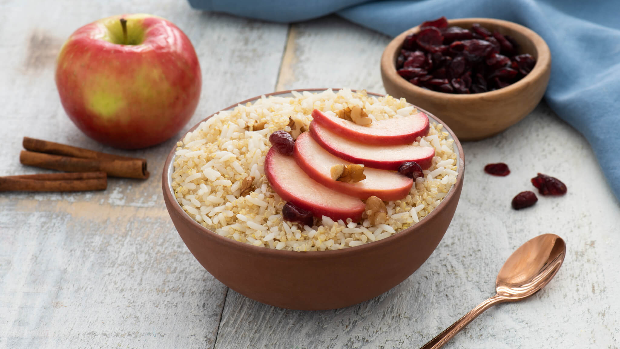 Apple Cinnamon Breakfast Jasmine Rice & Quinoa
