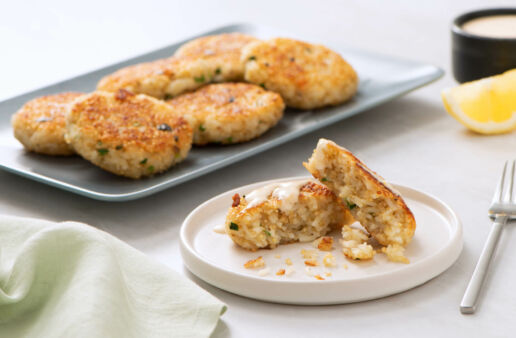 Quinoa Cakes with Cheese, Jalapeños and homemade aioli