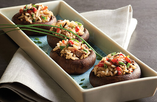 Easy stuffed mushrooms