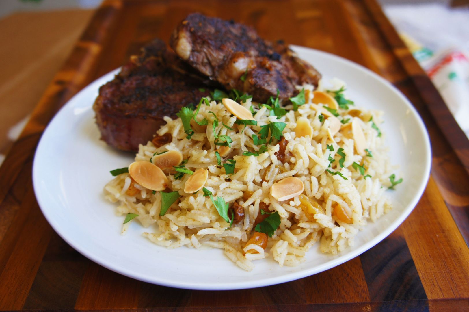 Pilaf de arroz basmati