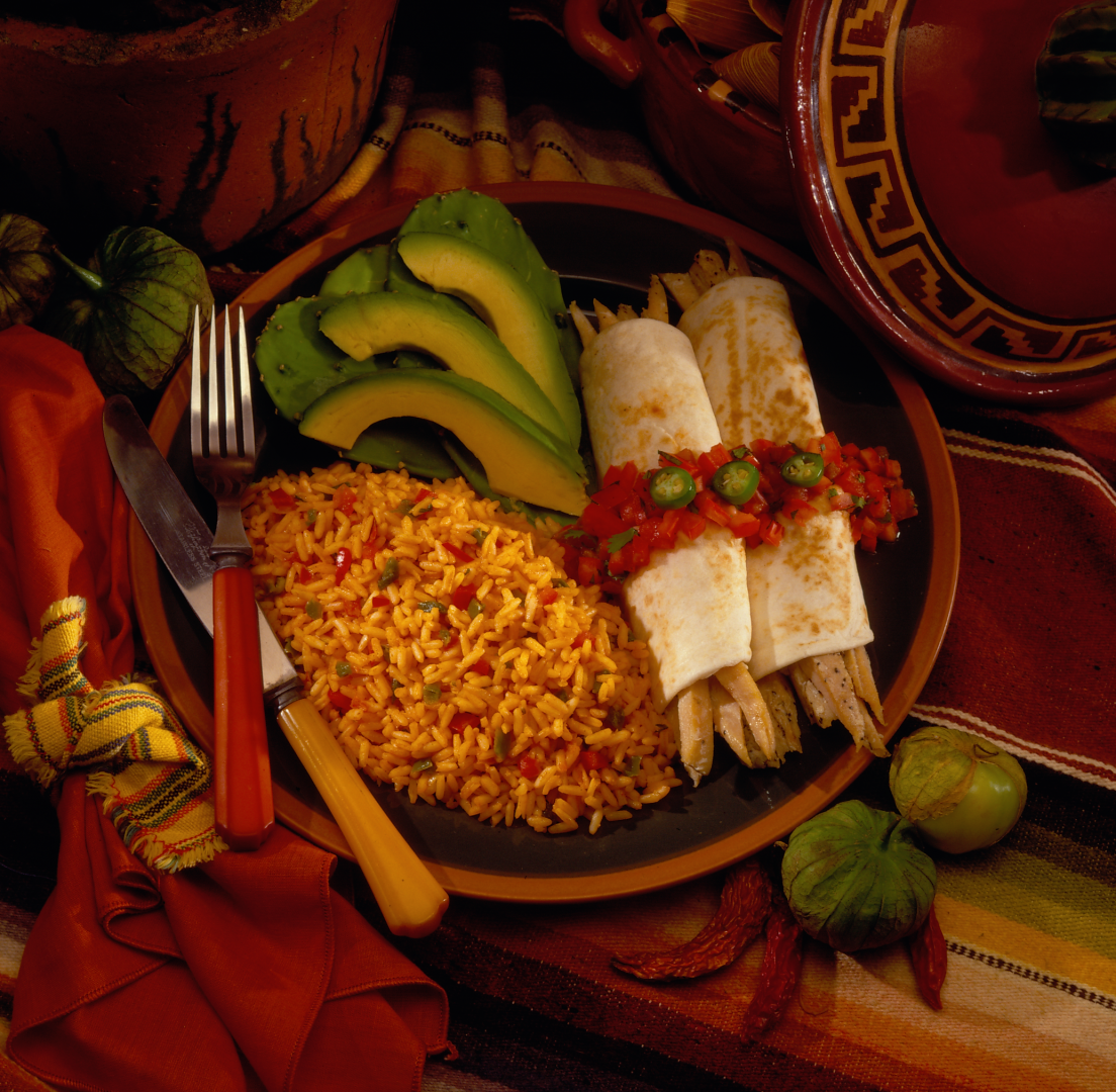Arroz integral a la mexicana
