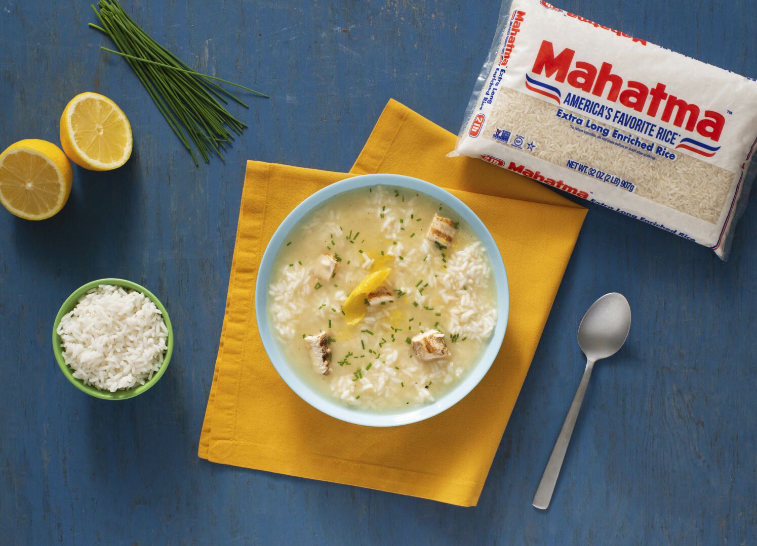 Lemon Velvet Chicken Rice Soup