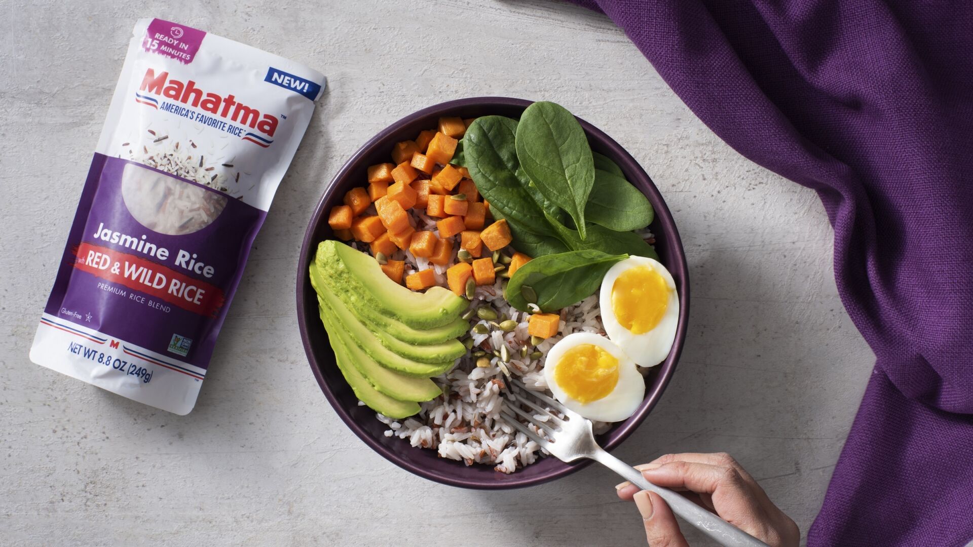 Turmeric Breakfast Rice Bowl