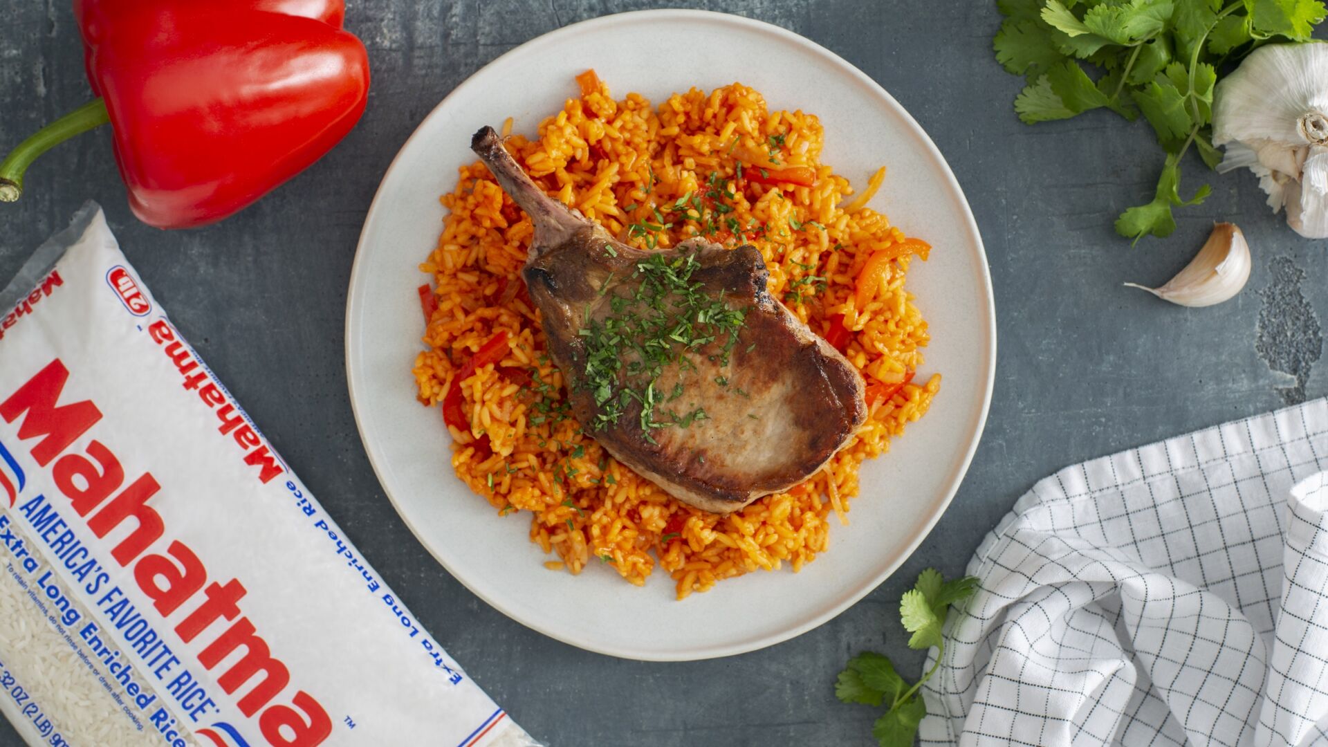 Key West Pork Chops and Rice
