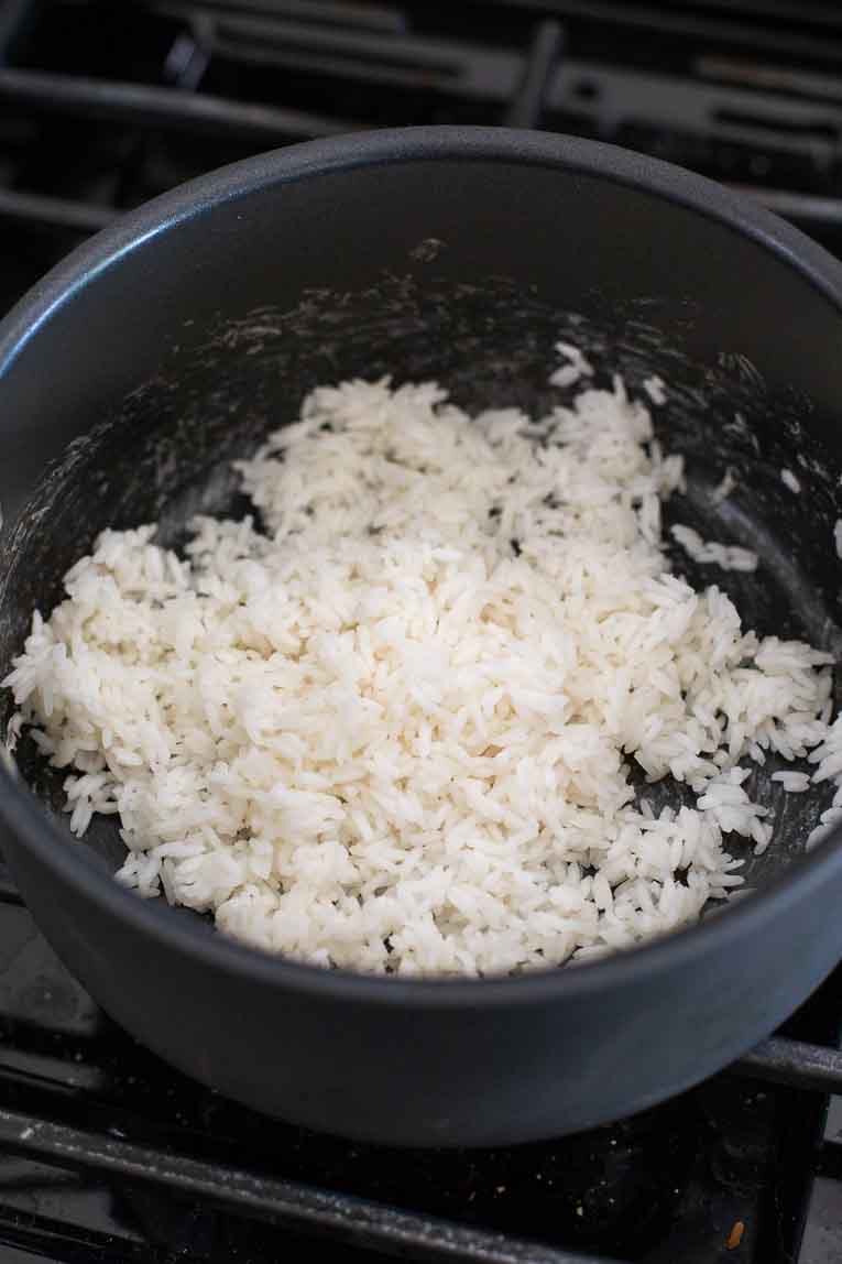Cooking Mahatma rice 