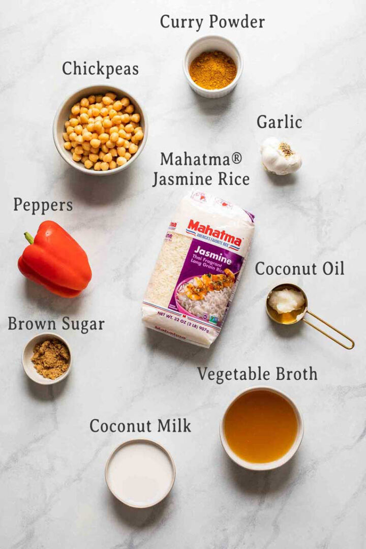 Ingredients for curry rice 