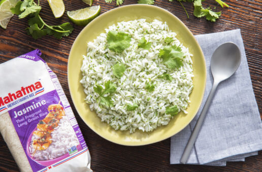 Cilantro-Lime-Rice with jasmine rice