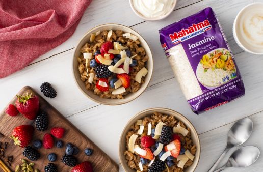 Easy Spiced Breakfast Rice Bowl