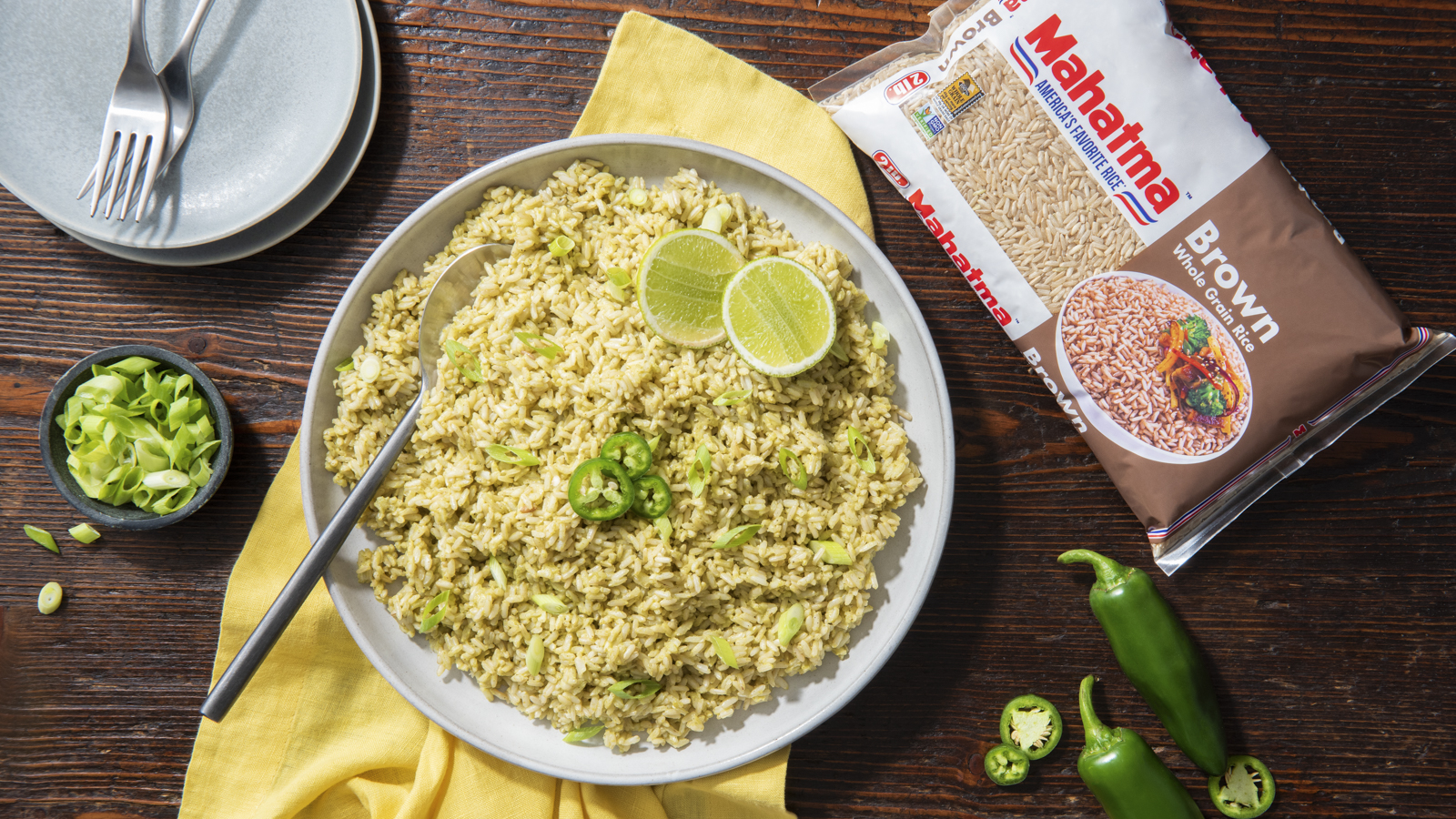 Arroz con jalapeños