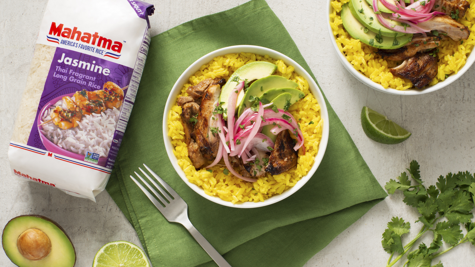 Mojo Chicken and Yellow Rice Bowl