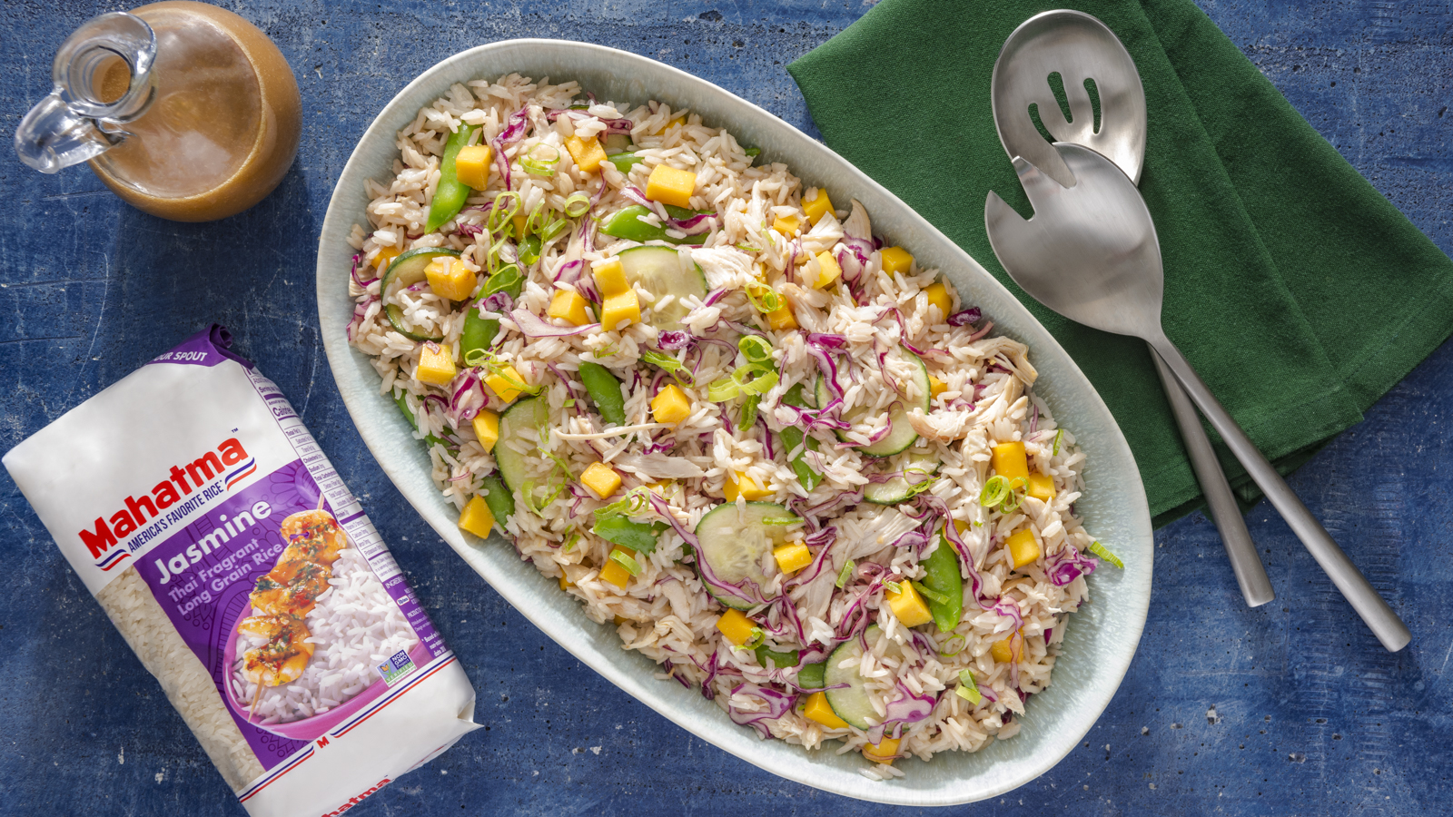 Mango Rice Salad with Ginger Vinaigrette