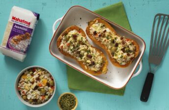 Butternut-squash-stuffed-with-jasmine-rice-and-apple