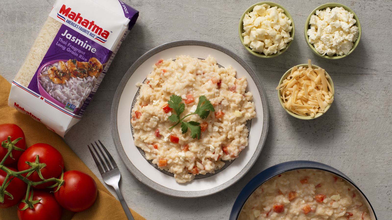 Tres Queso Rice