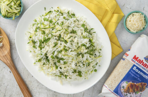 Zucchini Rice with Basmati and Parmesan