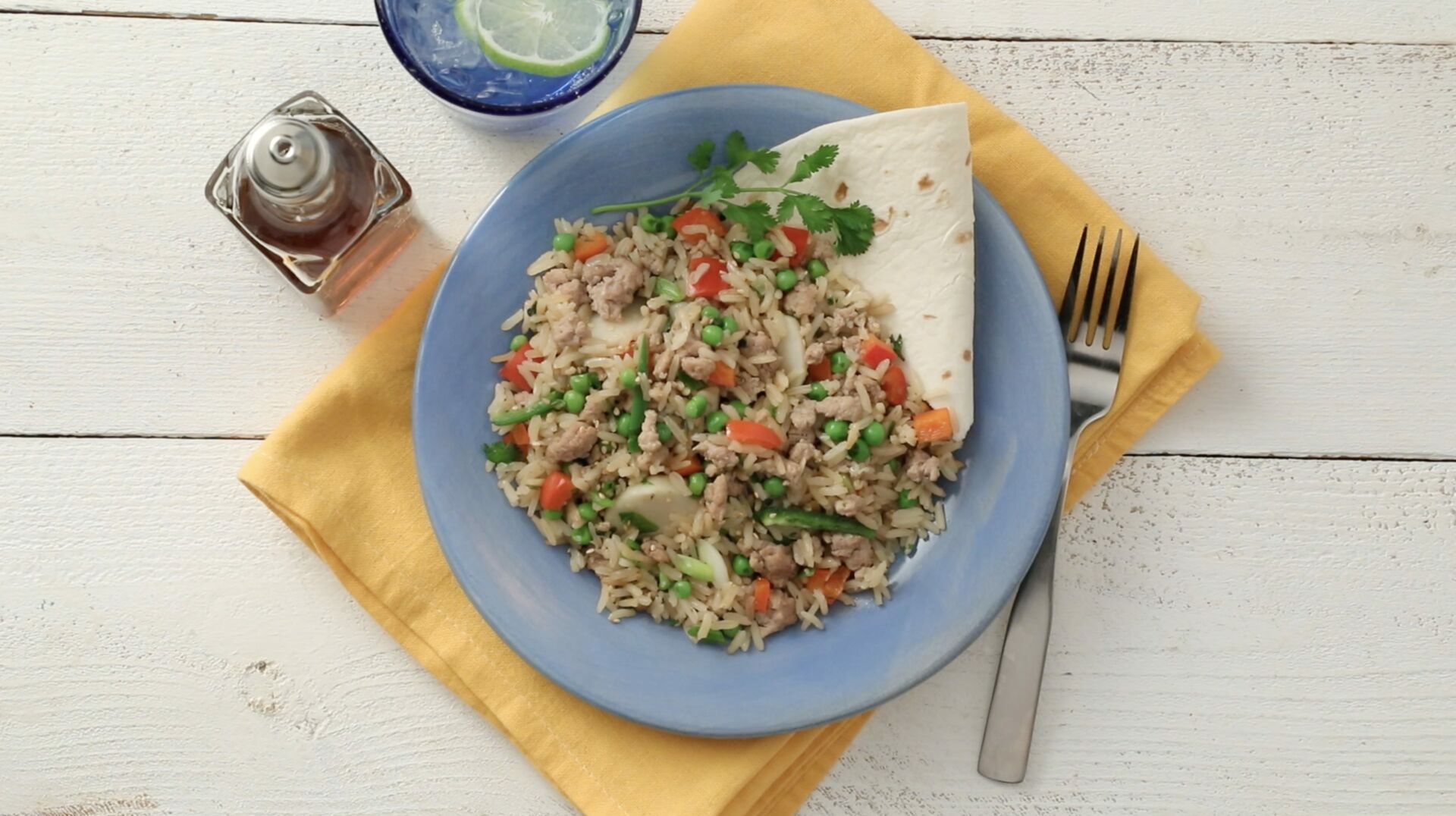 Ground Turkey Stir Fried Rice
