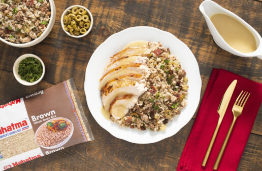 brown-rice-stuffing-with-roasted-turkey-and-pan-gravy