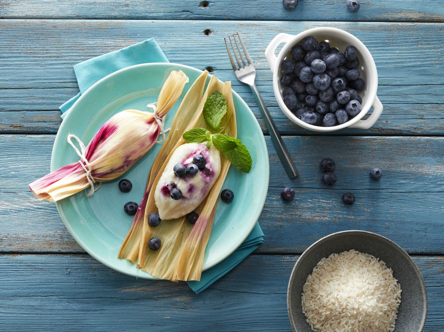 Tamales dulces de arroz