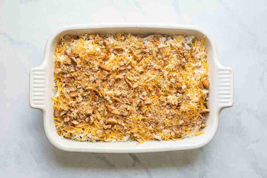 Final Turkey Casserole before baking 