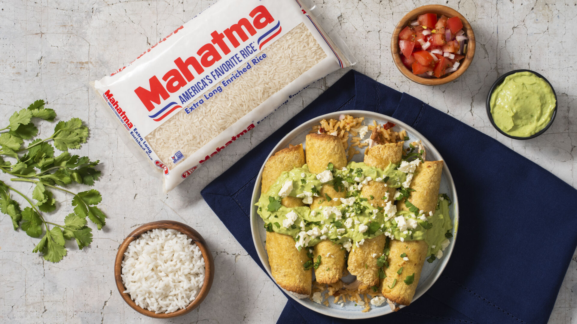 Rice and Beans Tacos Dorados