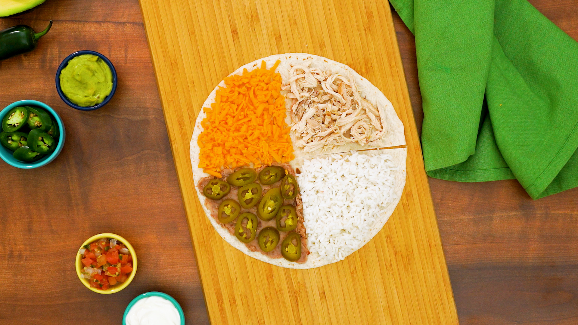 Tortilla Wrap with Rice