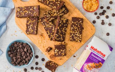 La pareja perfecta: chocolate y arroz