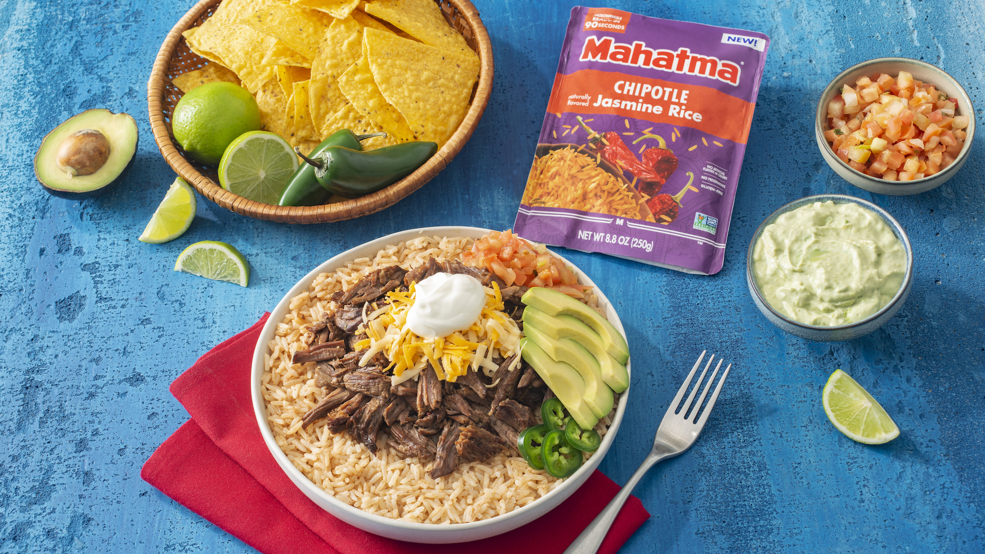Barbacoa and Chipotle Rice Bowl