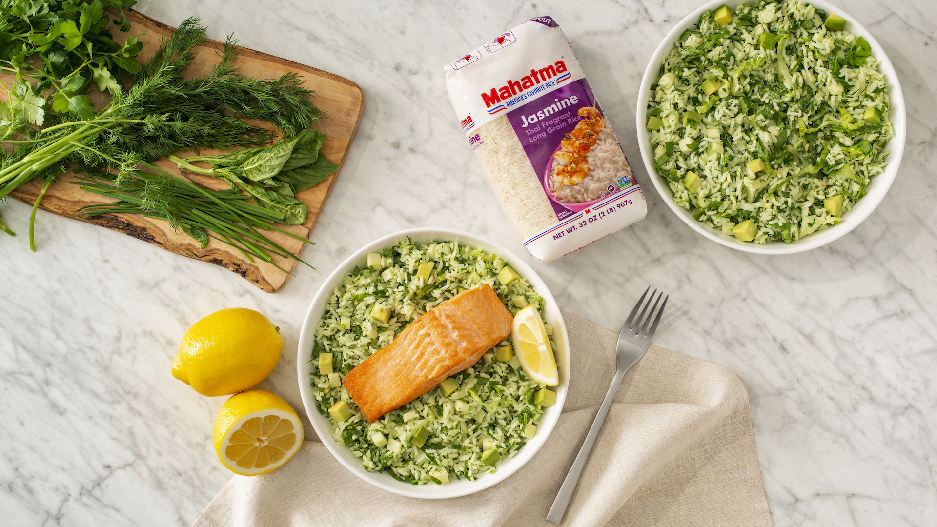 Green Goddess Rice Salad