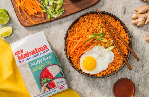 Spicy Korean rice bowl with eggs