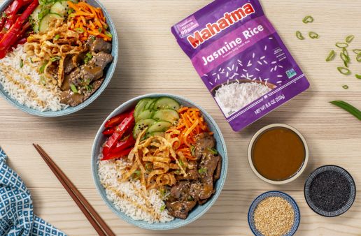 Honey Garlic Beef Bowl