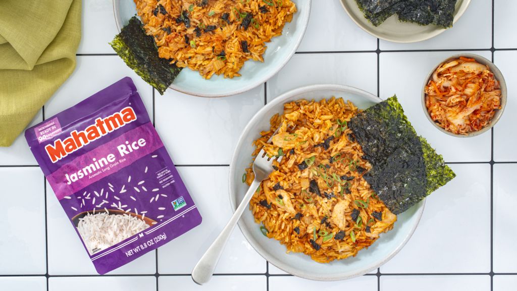 Kimchi Salmon Fried Rice
