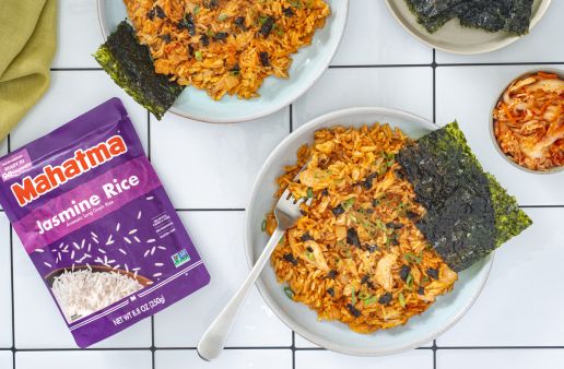 Kimchi Salmon Fried Rice