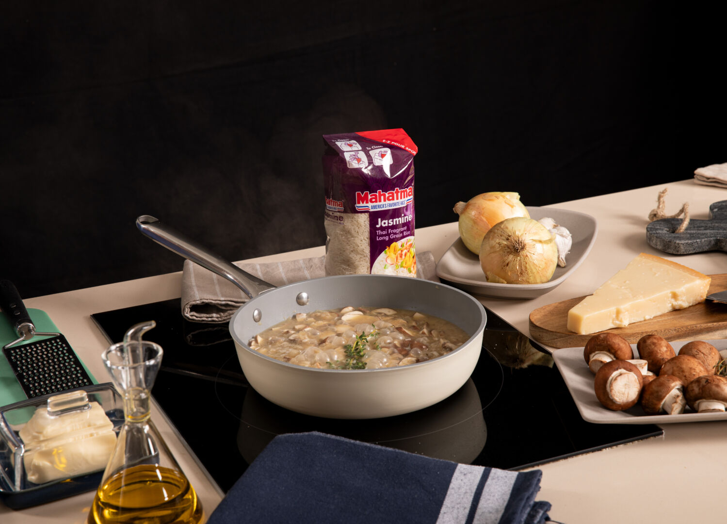 Creamy Mushroom Rice